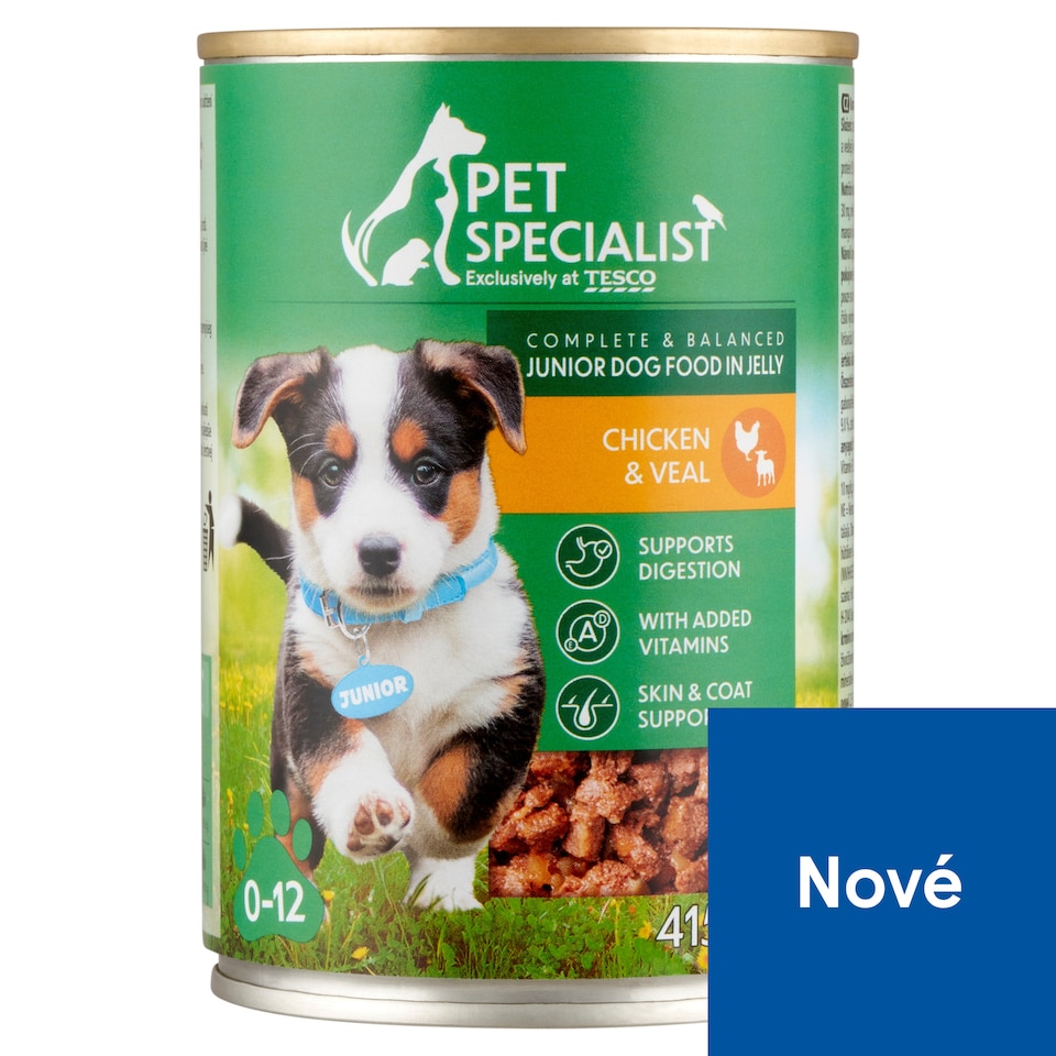 Pet Specialist Kousky s telecím a kuřecím v želé 415g