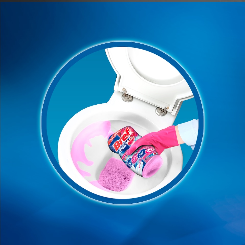 image 1 of Bref Power Aktiv Gel WC čistič Flower 700 ml