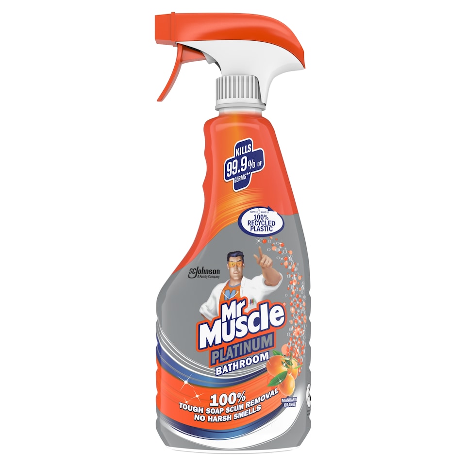 image 1 of Mr Muscle Platinum Bathroom Cleaning Spray 500ml 