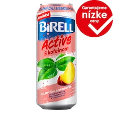 Birell Active Zelený čaj a broskyňa s kofeínom 0,5 l