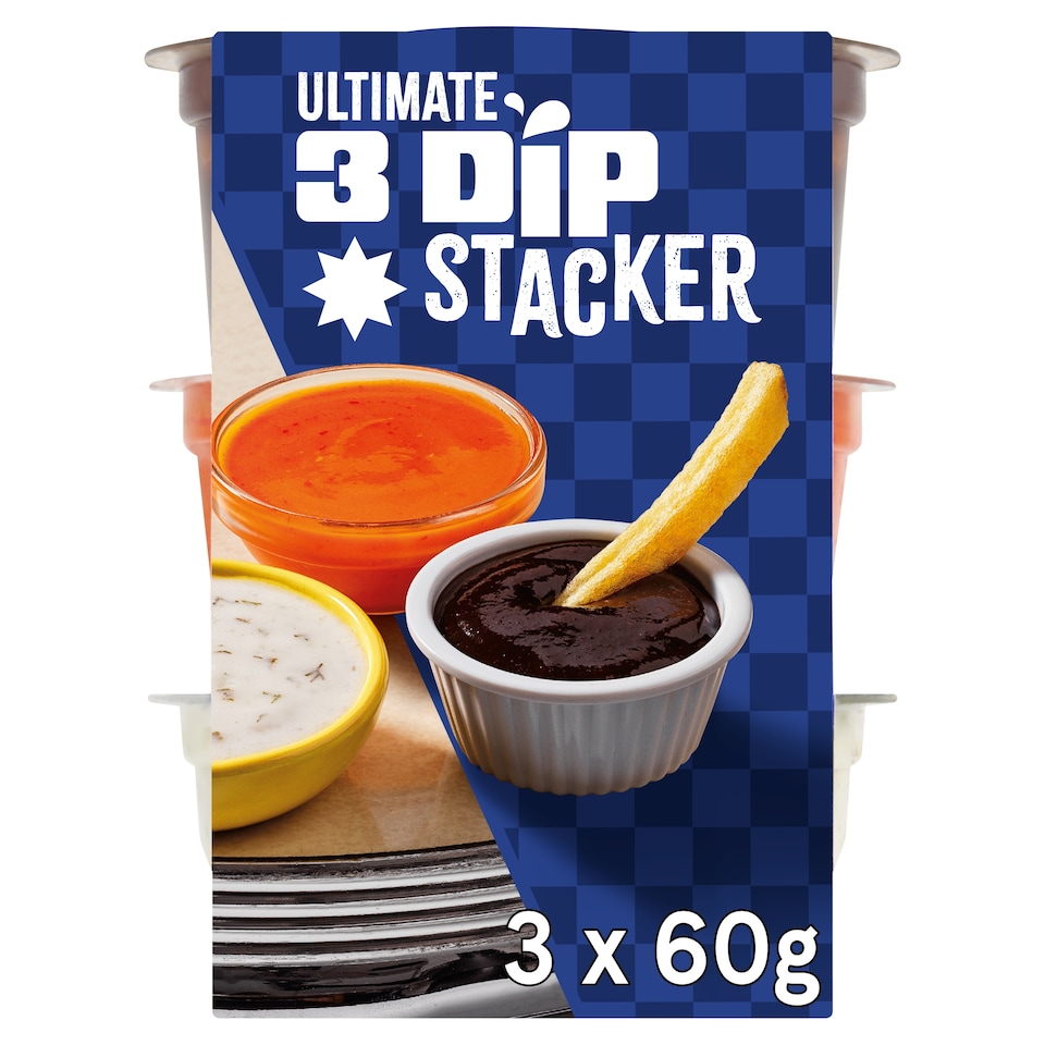 image 1 of Uptown Diner Ultimate 3 Dip Stacker 180g