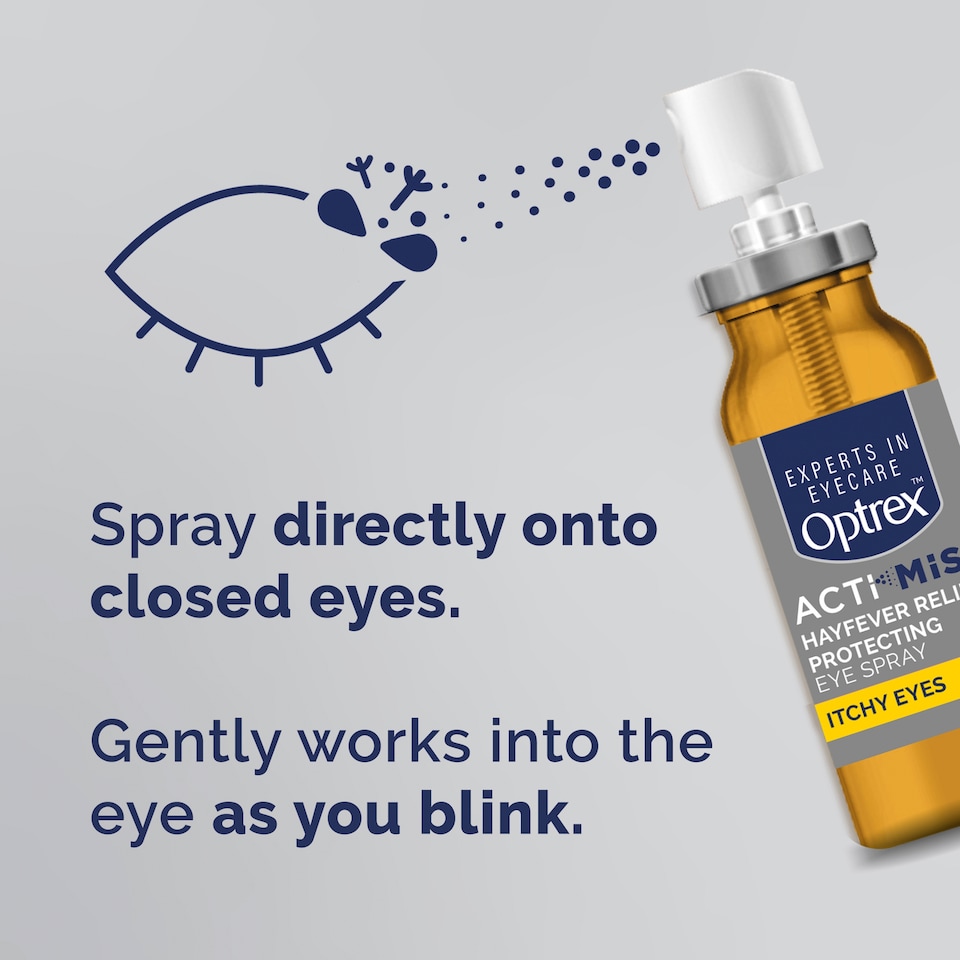 image 1 of Optrex Actimist Double Action Soothing Eye Spray 10ml