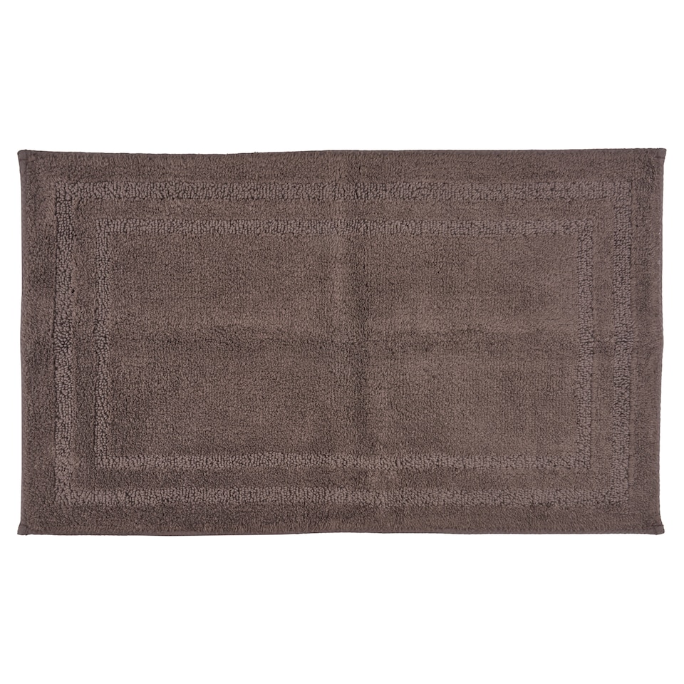 F&F Home Dark Brown Cotton Bath Mat