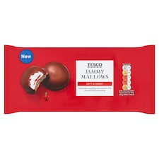 Tesco Jammie Mallows 120g