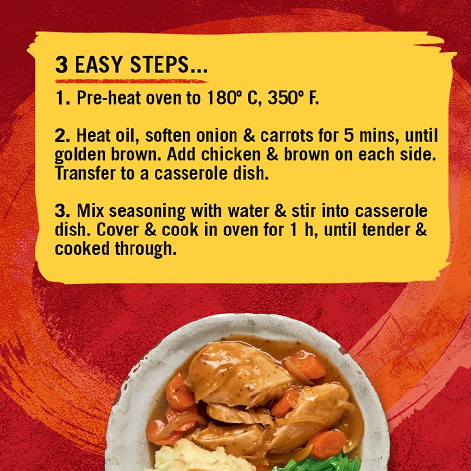image 1 of Schwartz Chicken Casserole Recipe Mix 36g