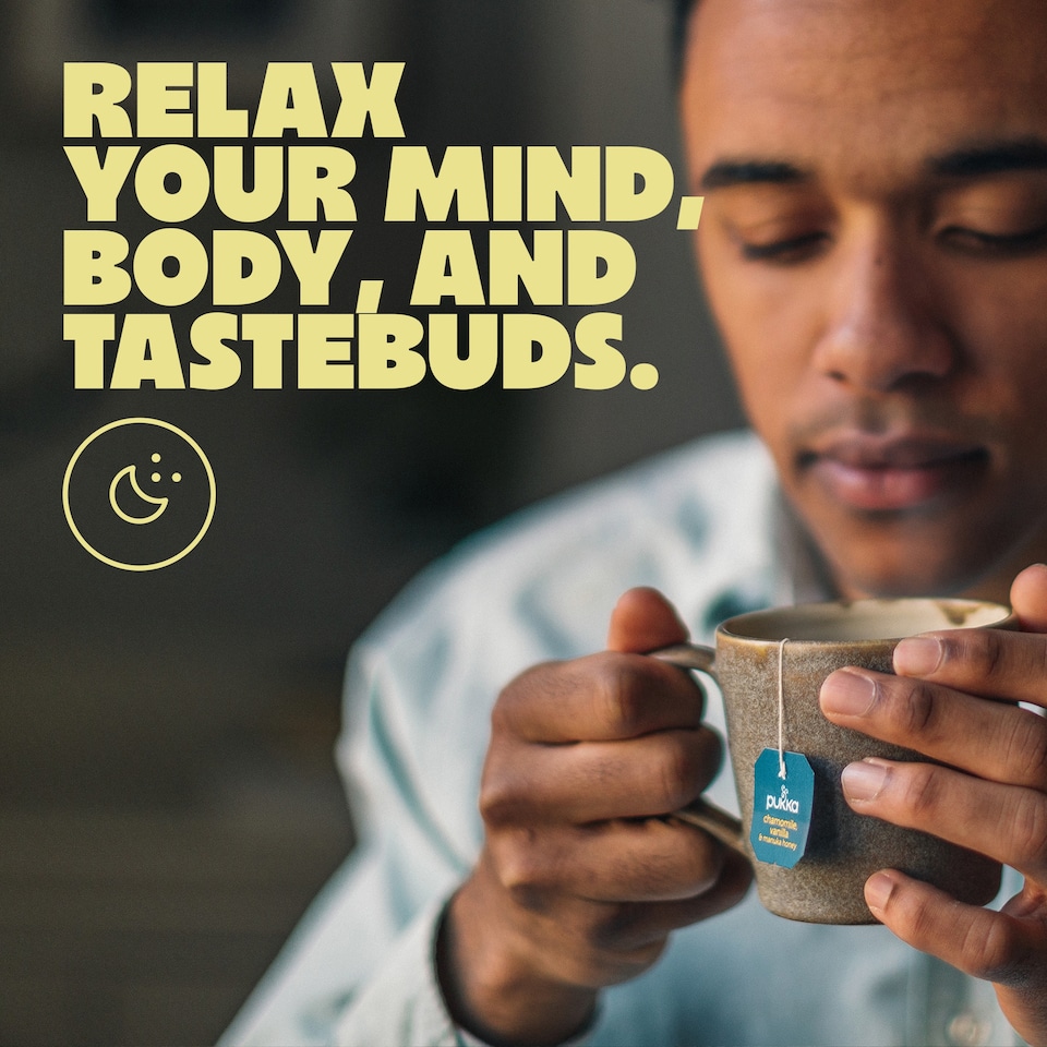 image 1 of Pukka Organic Three Chamomile Herbal Tea 20 Tea Bags 30g