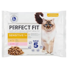 Perfect Fit Sensitive 1+ ve šťávě 4 x 85g (340g)