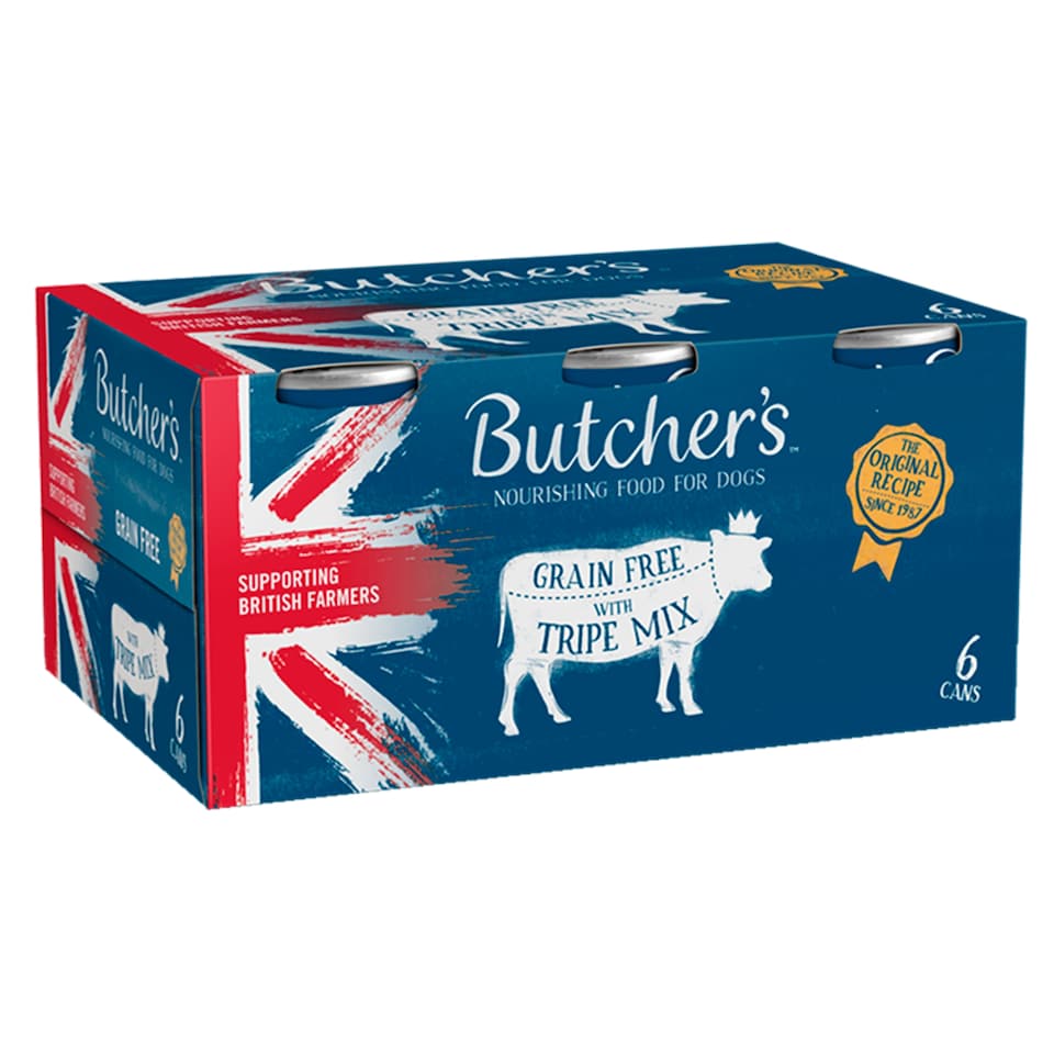 Butcher's Tripe Dog Food Tins 6X400g