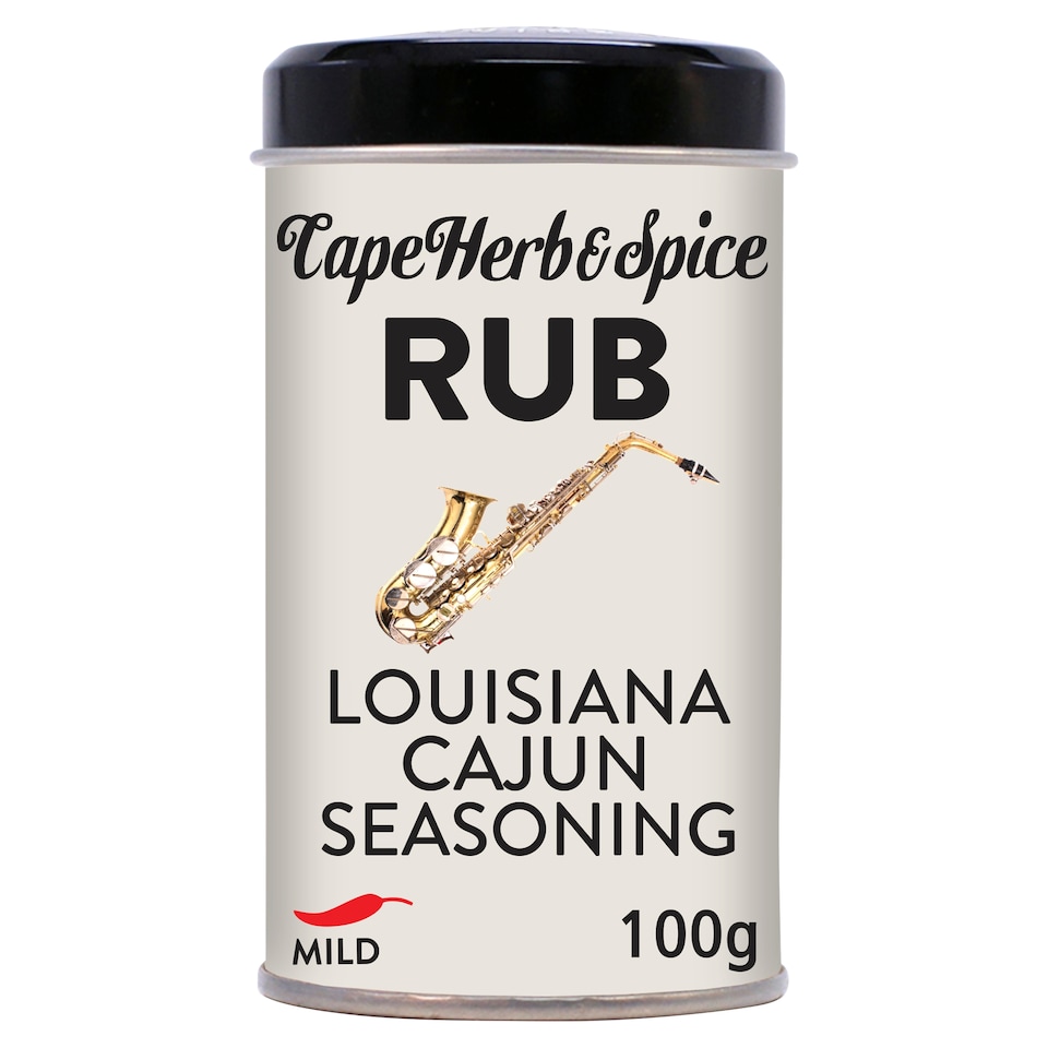 image 1 of Cape Herb & Spice Rub Louisiana Cajun Seasoning 100g
