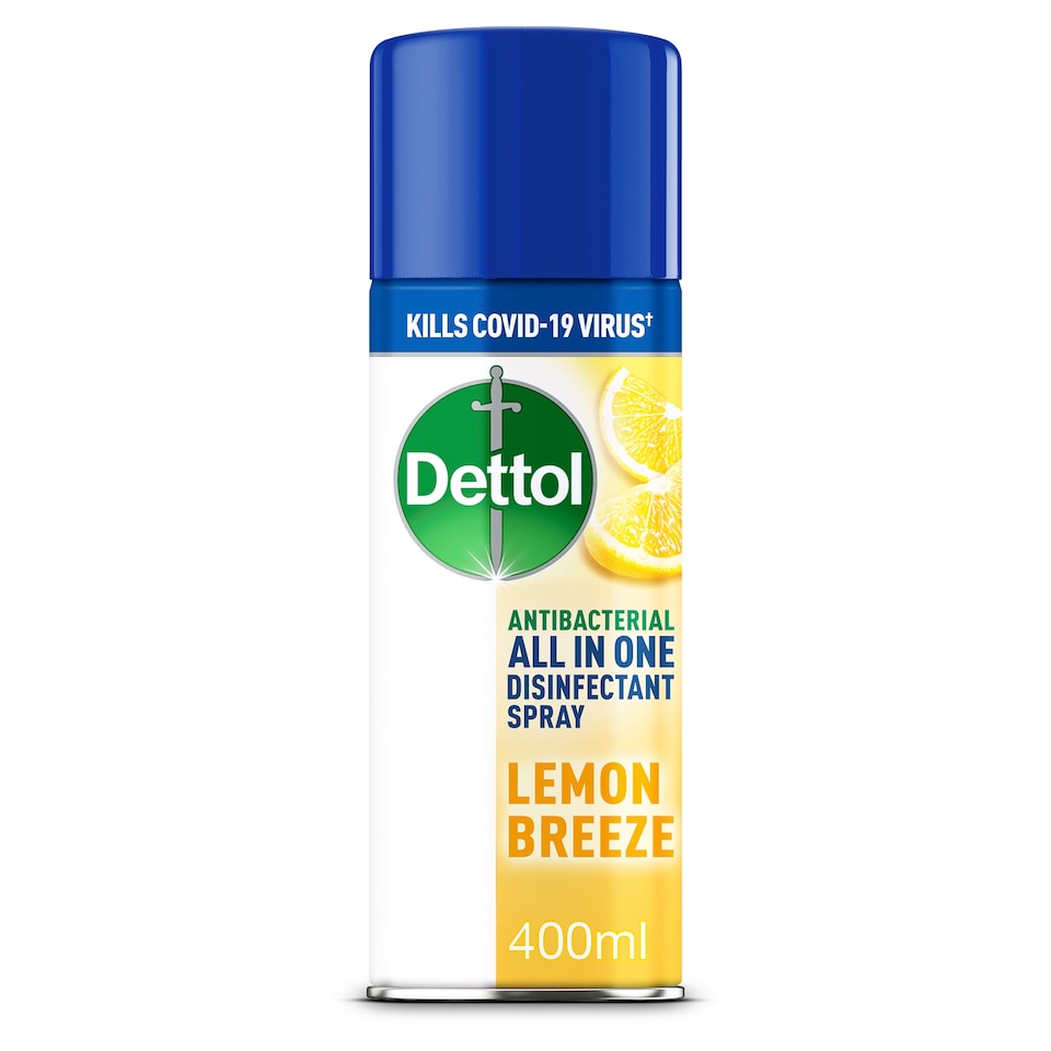 image 1 of Dettol All In One Disinfectant Spray Lemon Breeze 400 Ml