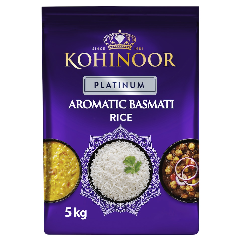 image 1 of Kohinoor Platinum Basmati Rice 5kg