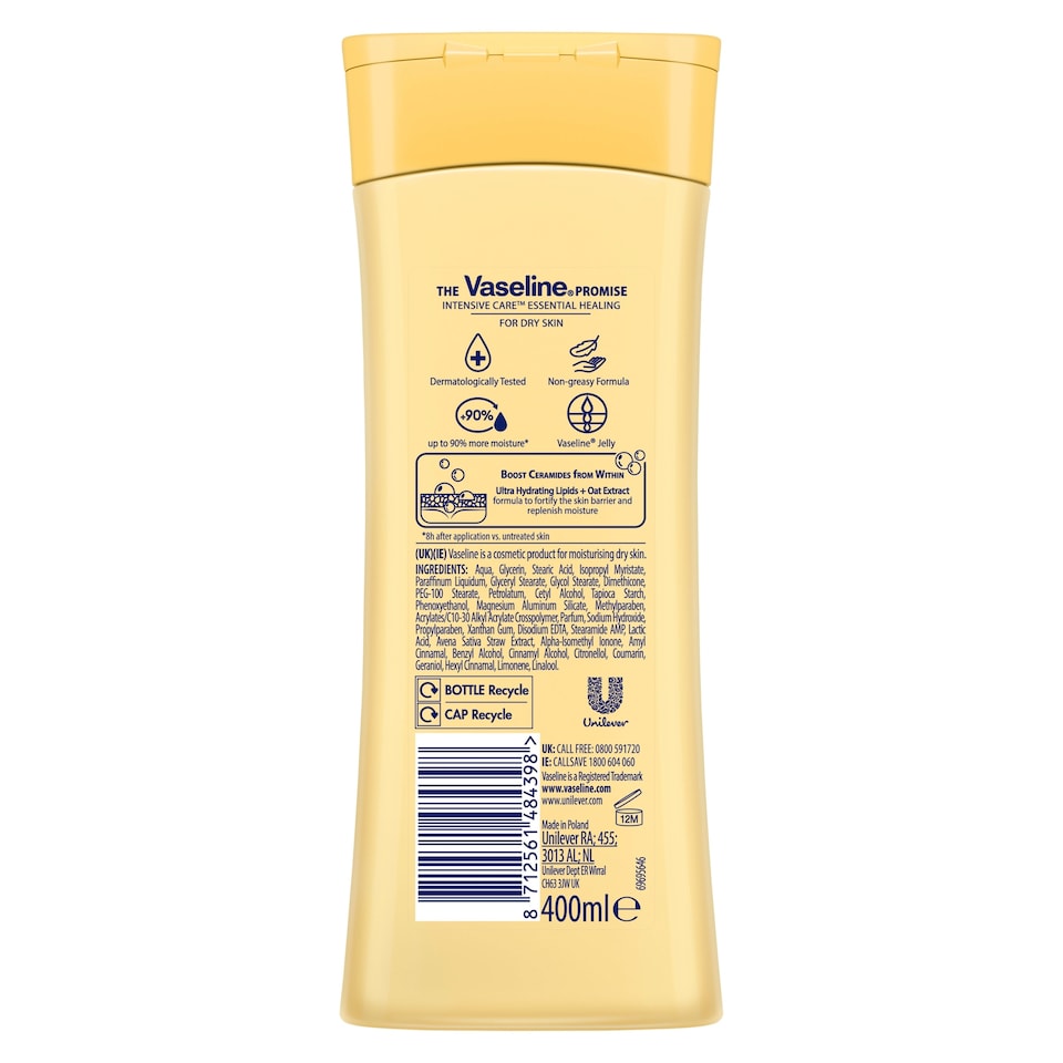 image 1 of Vaseline Essential Healing Body Lotion 400ml