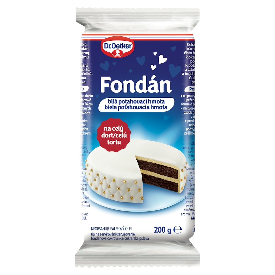 Dr. Oetker Fudge White Coating Mass 200g