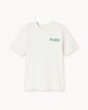 image 4 of F&F Pure Cotton Slogan T-Shirt in Ecru