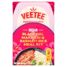 Veetee Indian Black Dal Makhani and Steamed Basmati Rice Meal Kit 530g