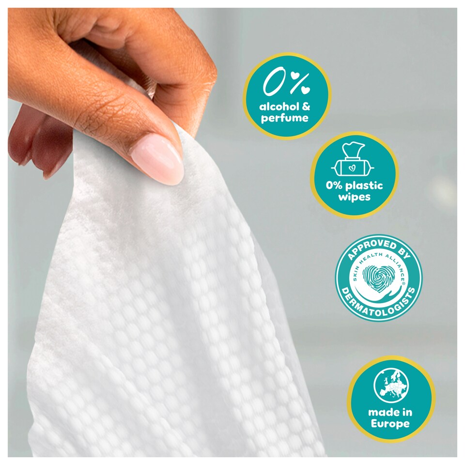 image 1 of Pampers Premium Protection New Baby Wipes 10 Wipes 