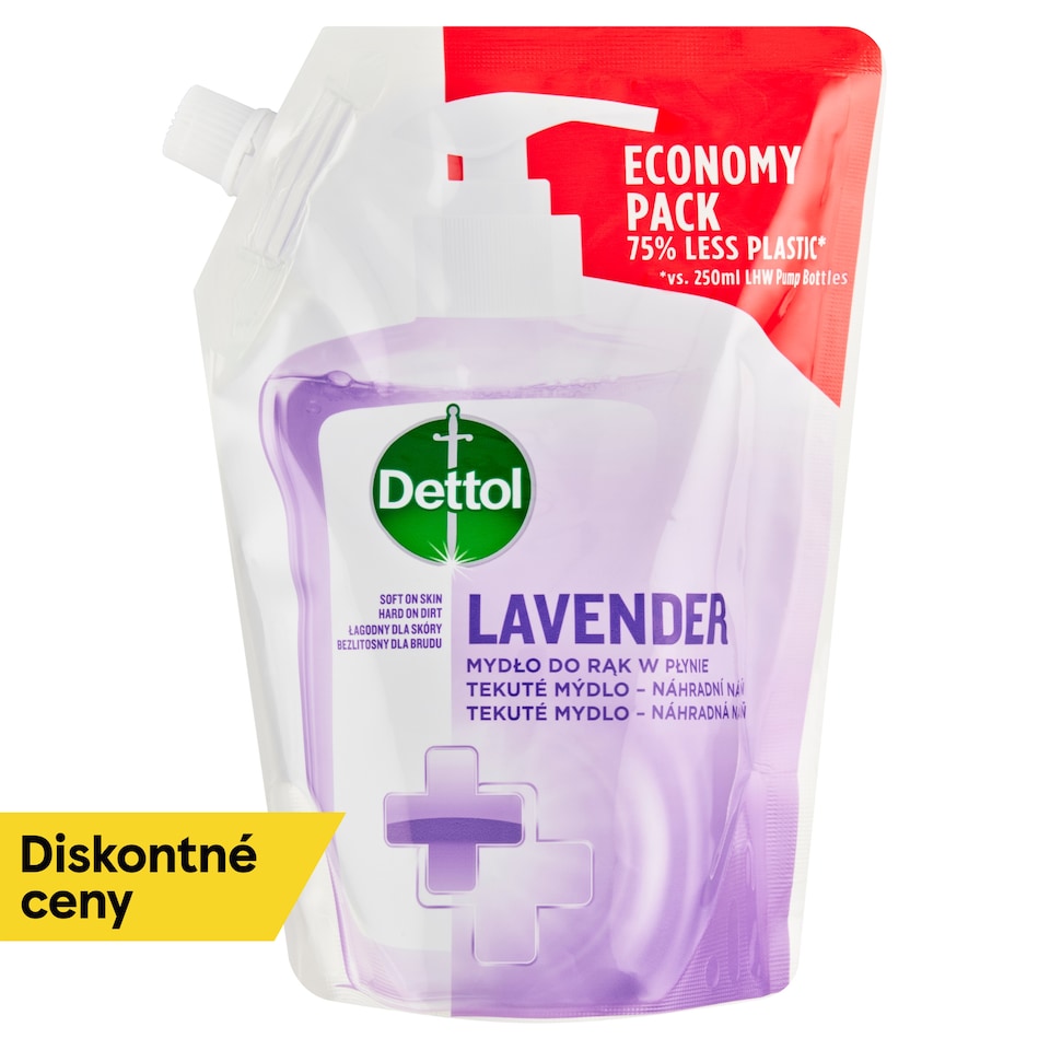 obrázok 1 z Dettol Lavender tekuté mydlo - náhradná náplň 500 ml
