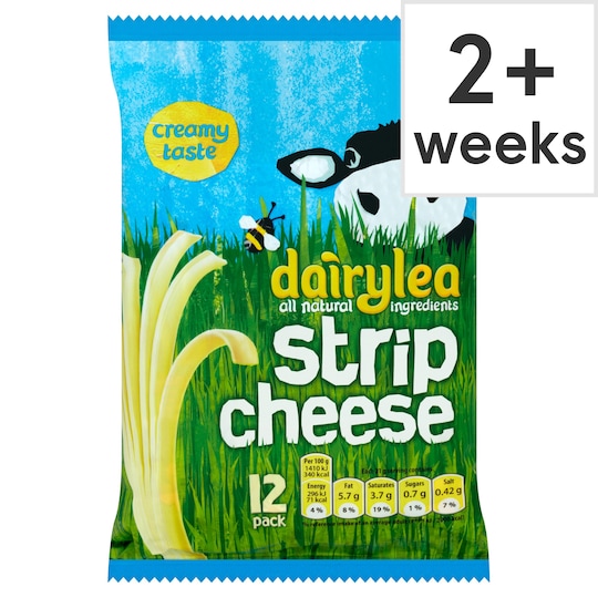 DAIRYLEA STRIP CHEESE 12'S 252G Tesco Groceries