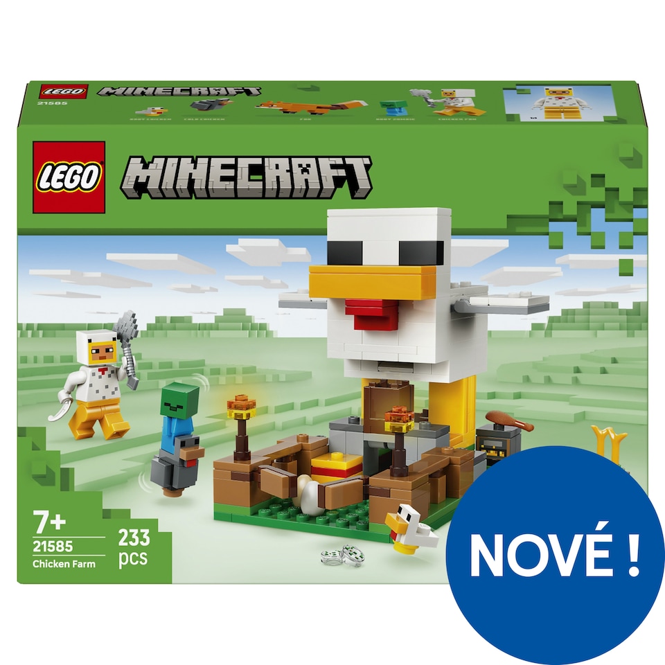 Obrázek 1 pro produkt LEGO Minecraft 21585 Slepičí farma