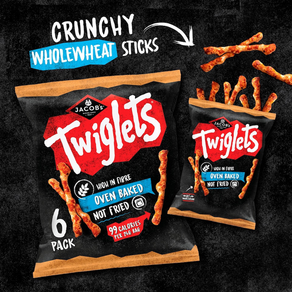 image 1 of Jacob's Twiglets 6 x 23g