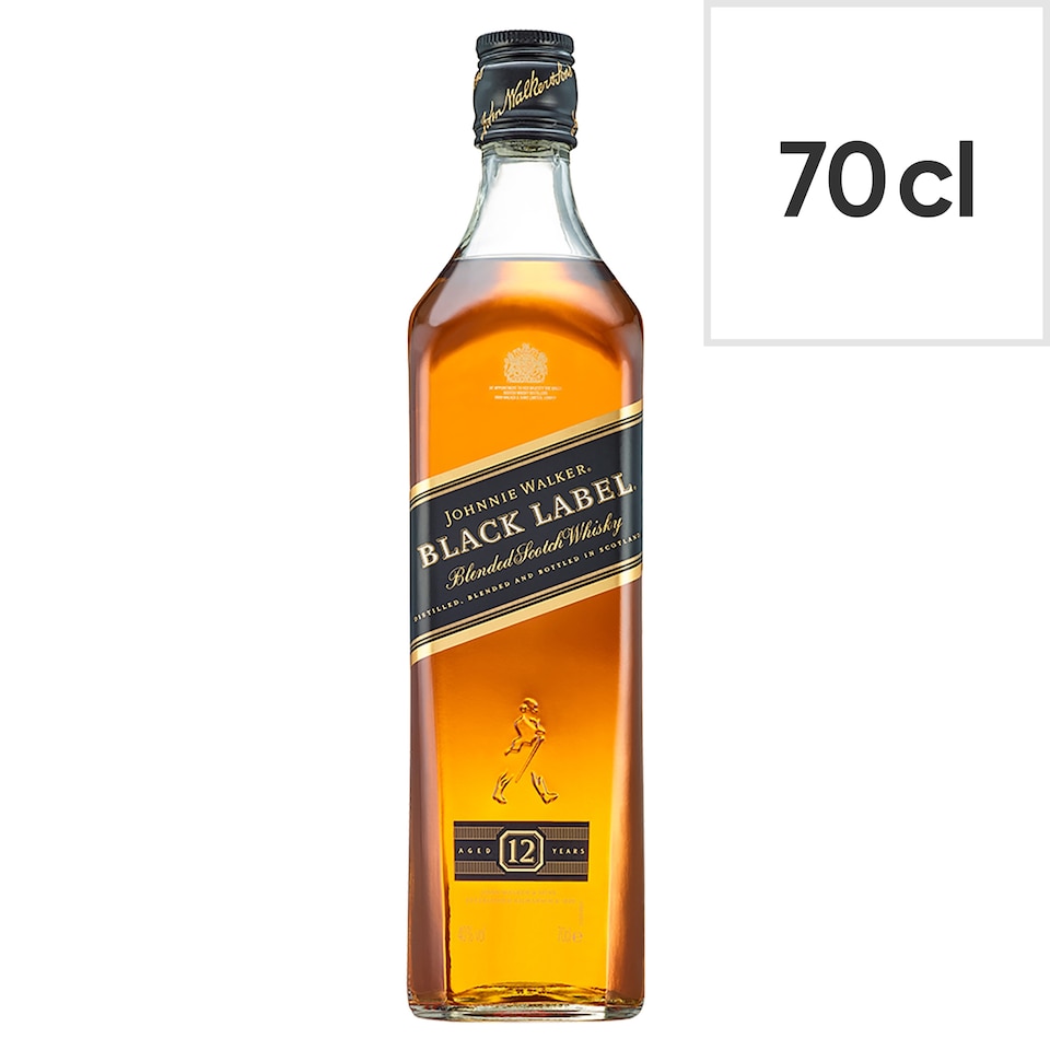 image 1 of Johnnie Walker Black Label 12 Year Whisky Bottle 40% Vol 70cl