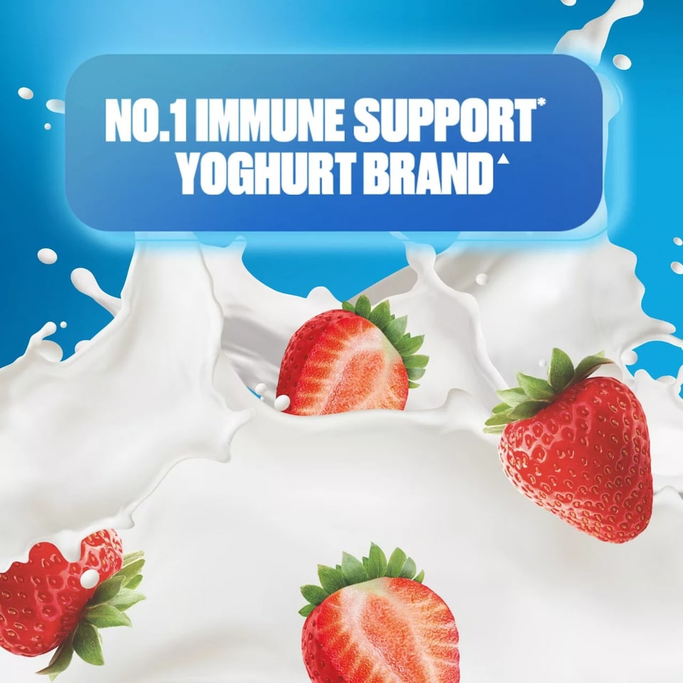 image 1 of Actimel Strawberry Immune Support Yogurt Drink Family Pack 14x100g