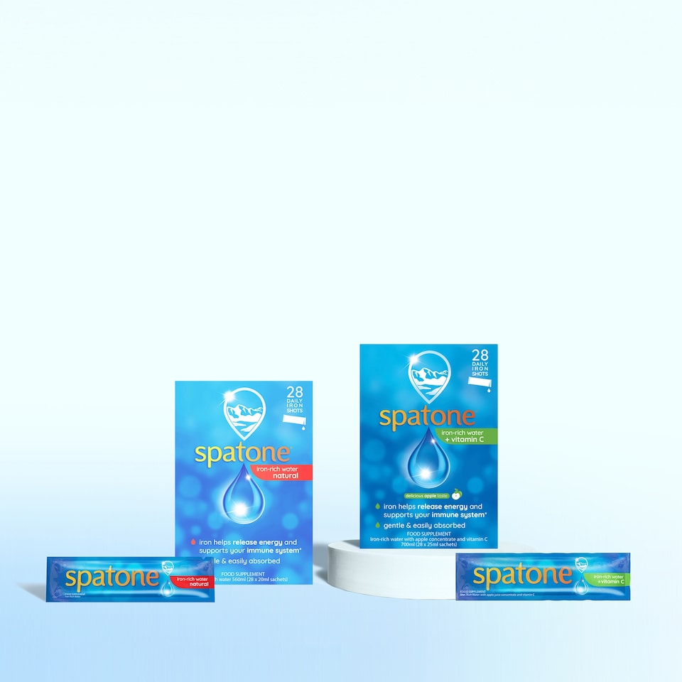 image 1 of Spatone Liquid Iron Supplement with Vitamin C - Apple Sachets 28s