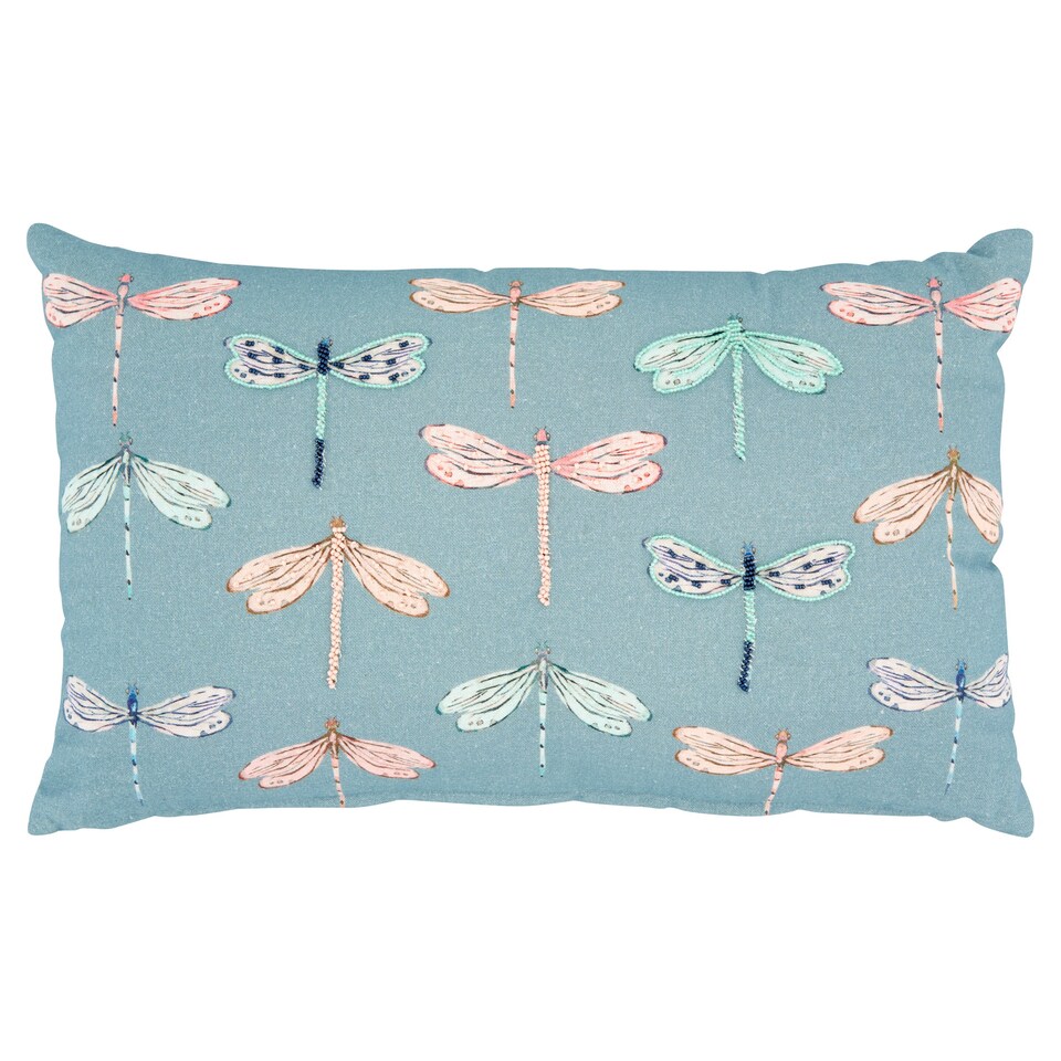 Tesco Wwf Blue Dragonfly Cushion Tesco Groceries