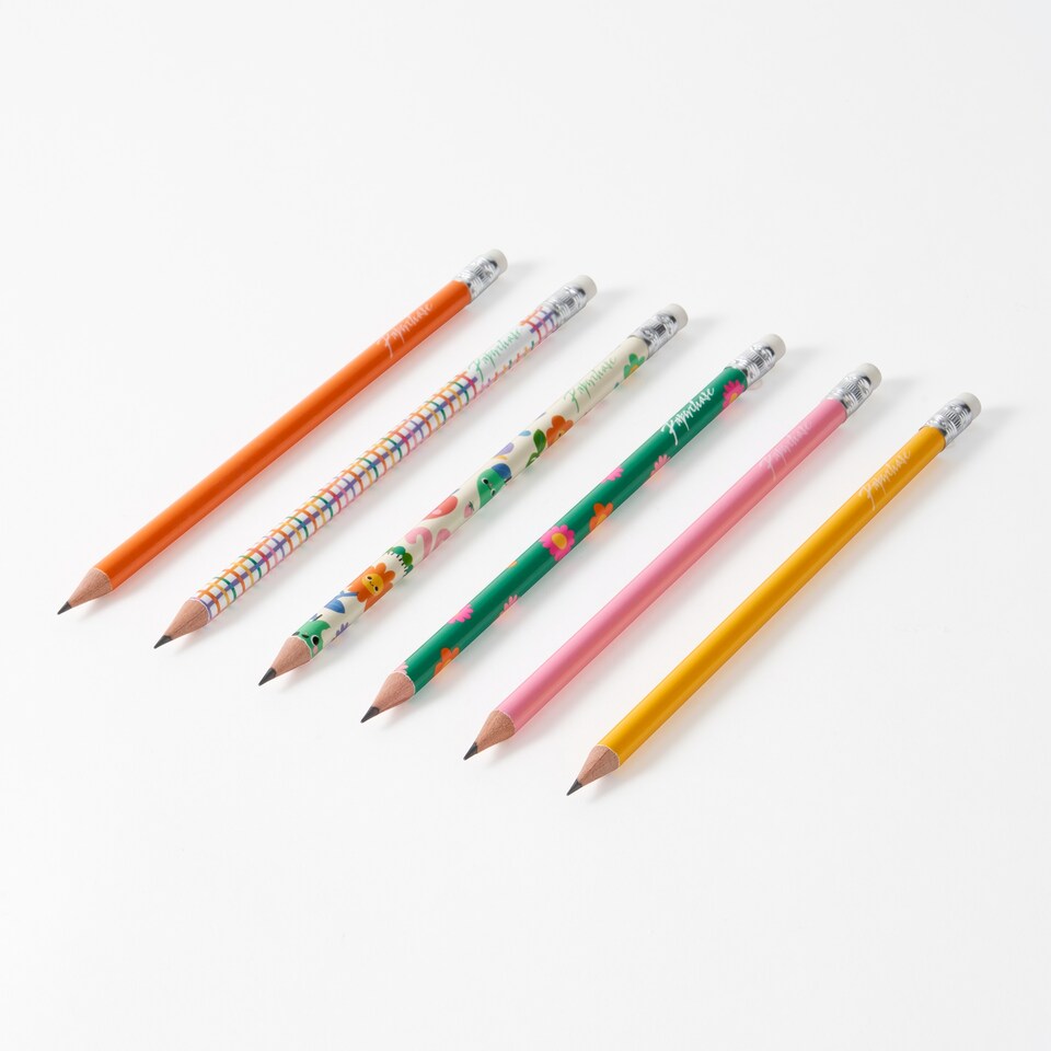 image 1 of Paperchase Grow With It 6pk HB Pencils 