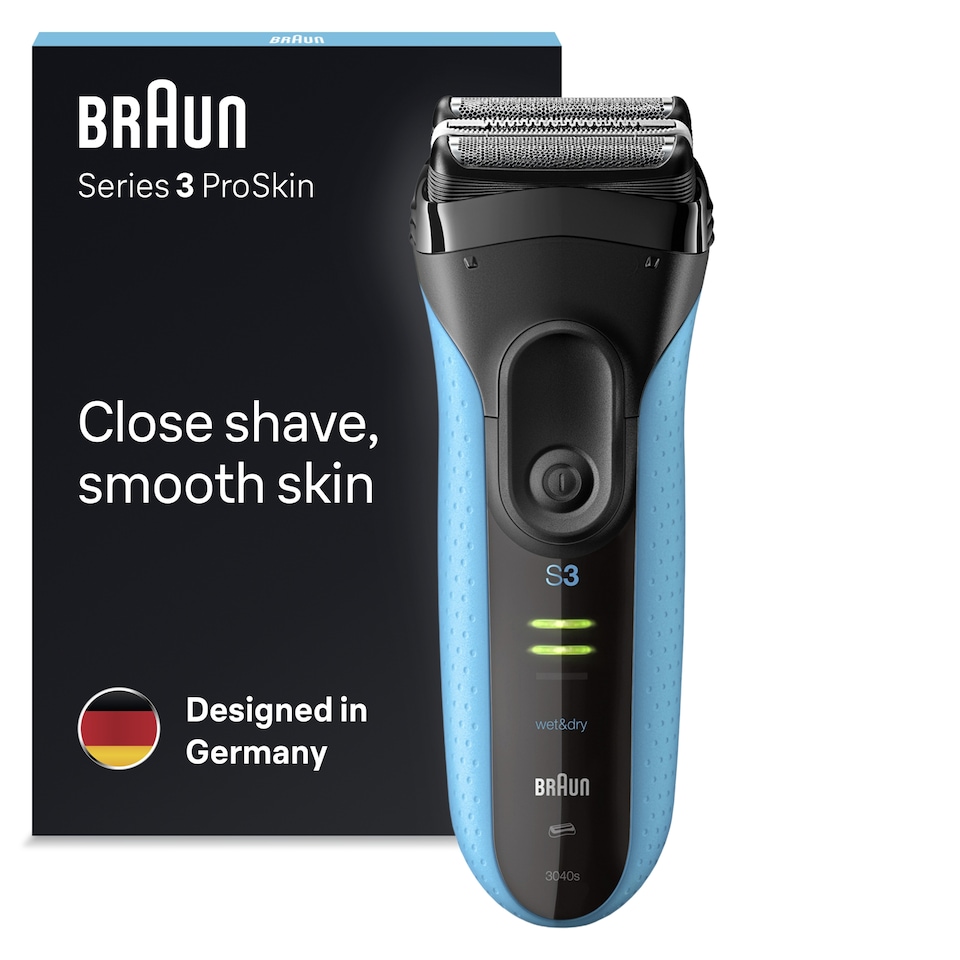 image 1 of BRAUN 3040s Wet & Dry Foil Electric Shaver