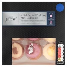 Tesco Finest Old-School Pudding Mini Cupcakes 9 Pack
