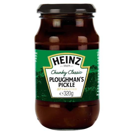 Heinz Ploughmans Pickle 320G Tesco Groceries