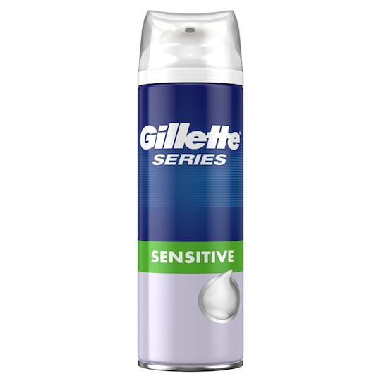 Gillette Series Sensitive Skin Shave Foam 250Ml Tesco Groceries
