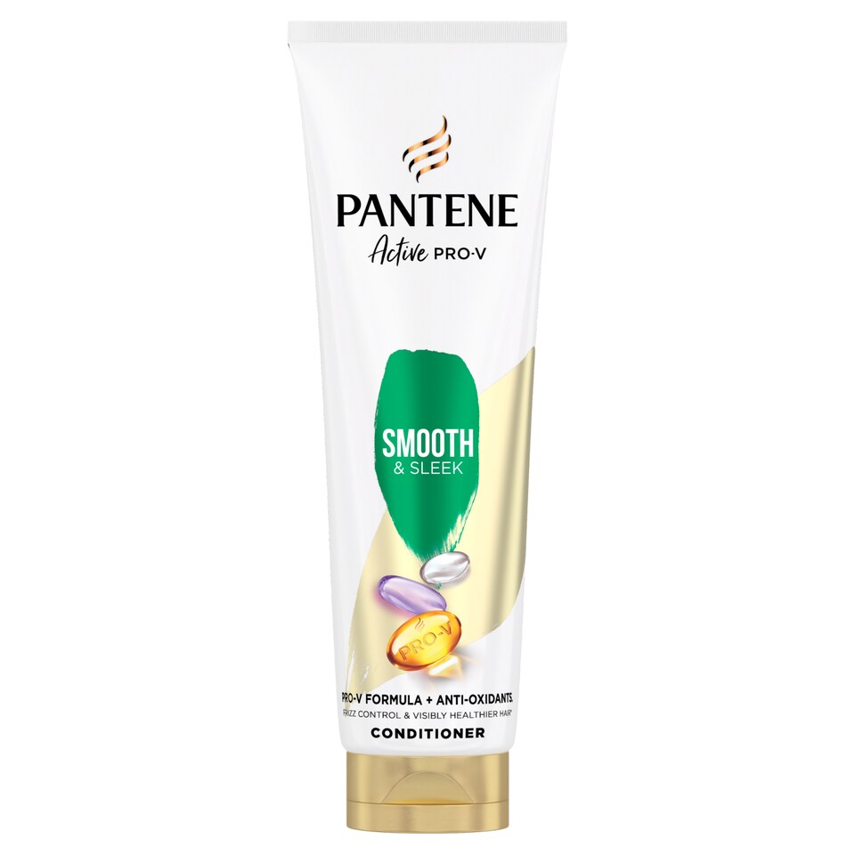 image 1 of Pantene Smooth & Sleek Hair Conditioner 90ml