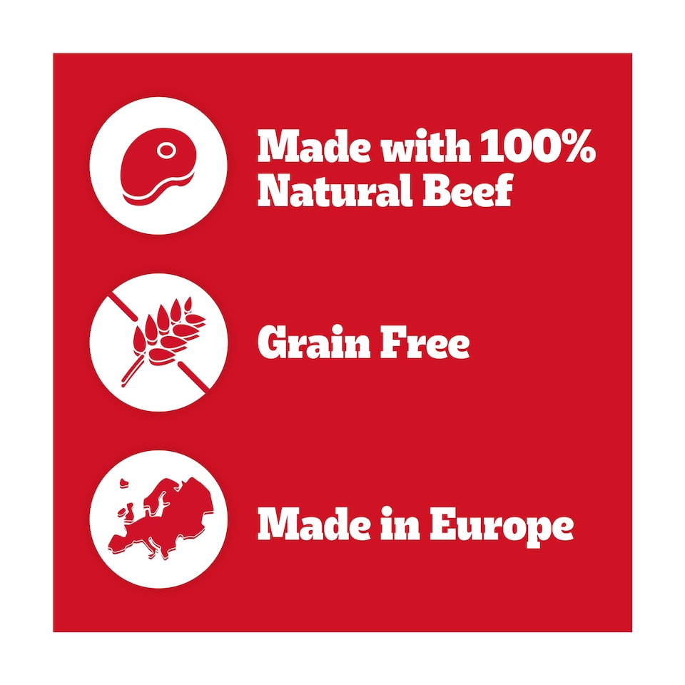image 1 of Pedigree Ranchos Jerkies Dog Food Treat with Beef 70g