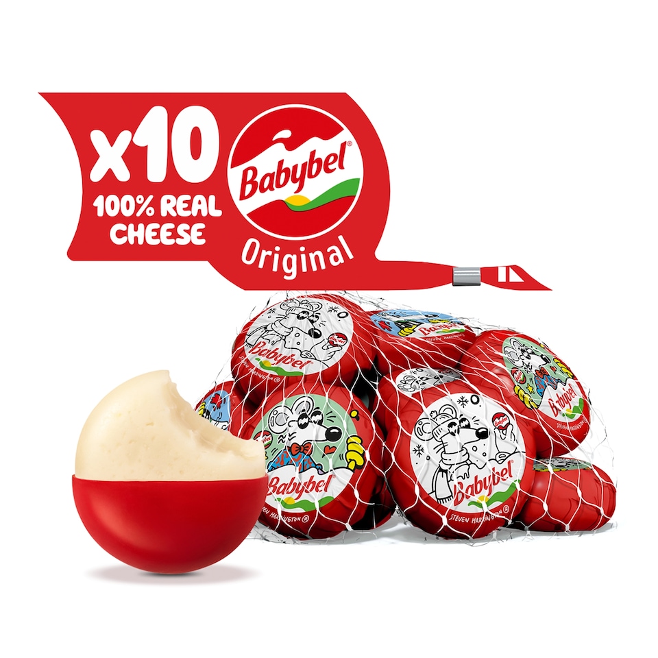 image 1 of Mini Babybel Original Cheese Snacks 10 x 20g