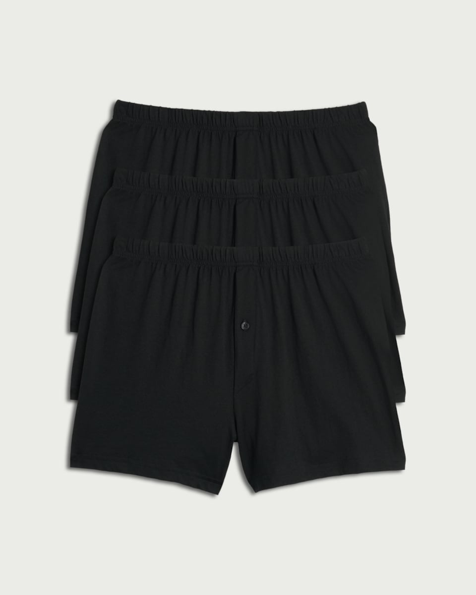 image 1 of F&F 3-Pack Pure Cotton Boxers in Multi