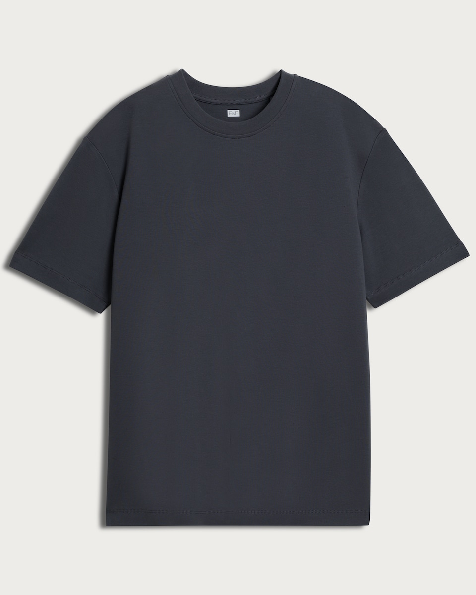 The F&F Edit Pure Cotton Heavyweight Oversized T-Shirt in Grey