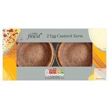 Tesco Finest Egg Custard Tarts 2 Pack 134g