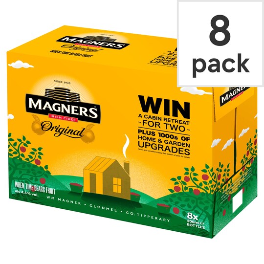 Magners Apple Cider 8X500ml Bottle Tesco Groceries