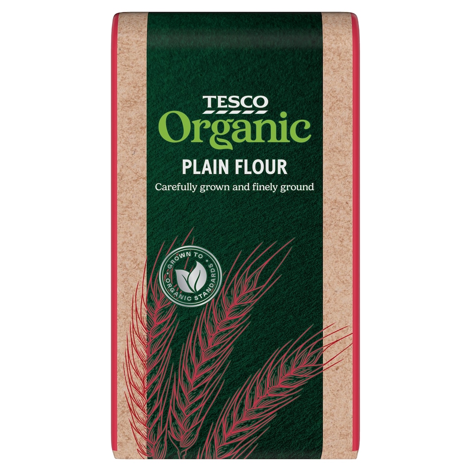 Tesco Organic Plain Flour 1Kg