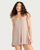 image 3 of F&F CoolEase™ Textured Sleeveless Pyjama Playsuit in Stone