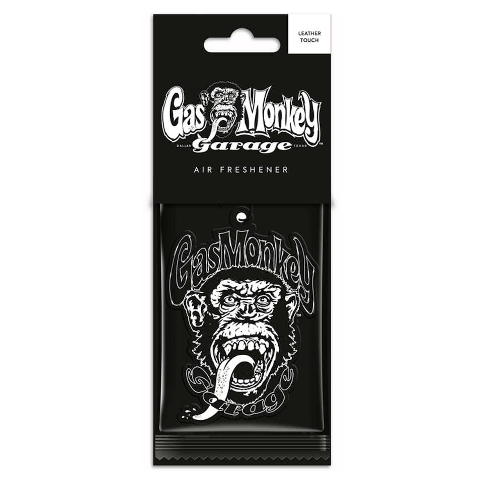 Gas Monkey Black Leather Touch Air Freshener