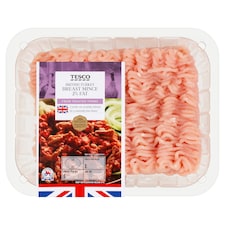 Tesco Turkey Breast Mince 2% Fat 500G