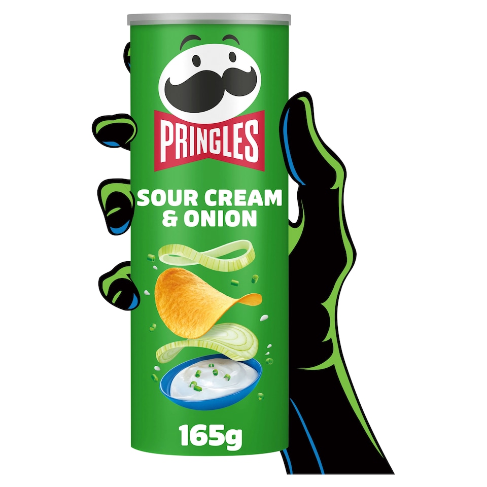 image 1 of Pringles Sour Cream & Onion Sharing Crisps 165g 