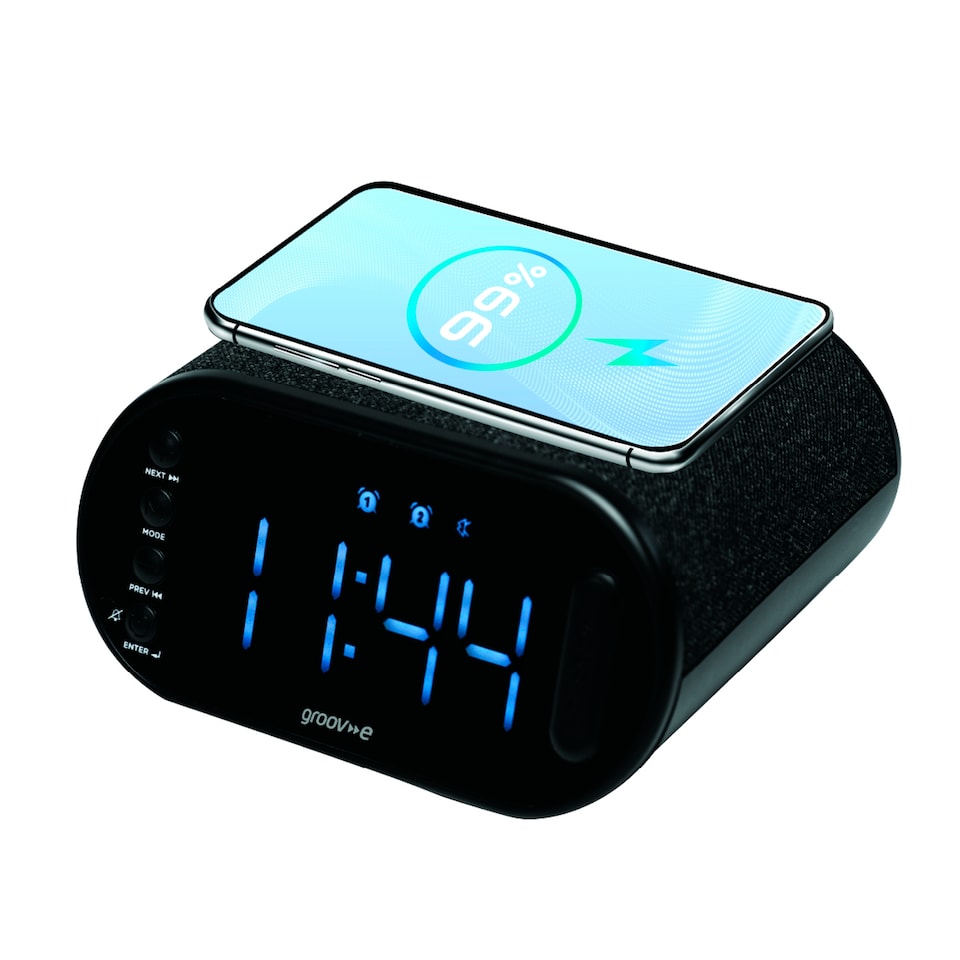 GROOV-E Atlas II WIRELESS ALARM CLOCK RADIO