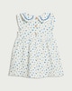 image 2 of F&F Baby Cotton Rich Floral Dress in Cream