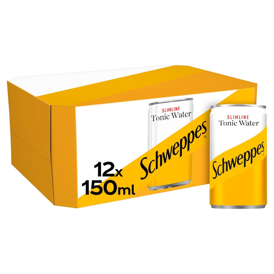 image 1 of Schweppes Slimline Tonic Water 12x150ml
