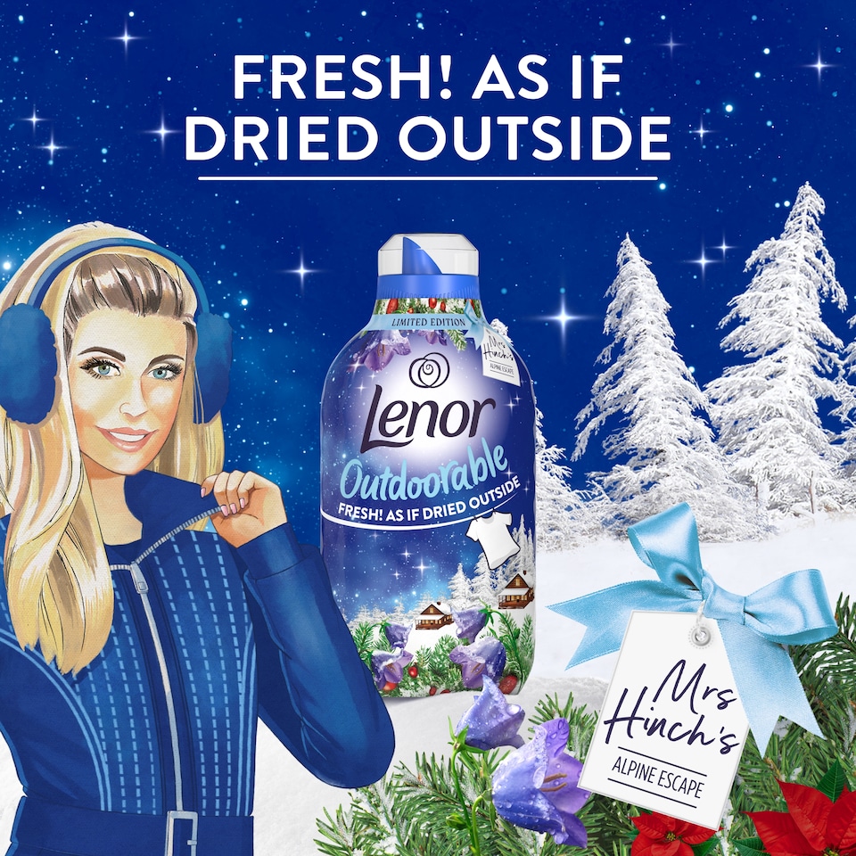 image 1 of Lenor Outdoorable Fabric Conditioner Bluebells & Wild Berries 53 Washes 742ml