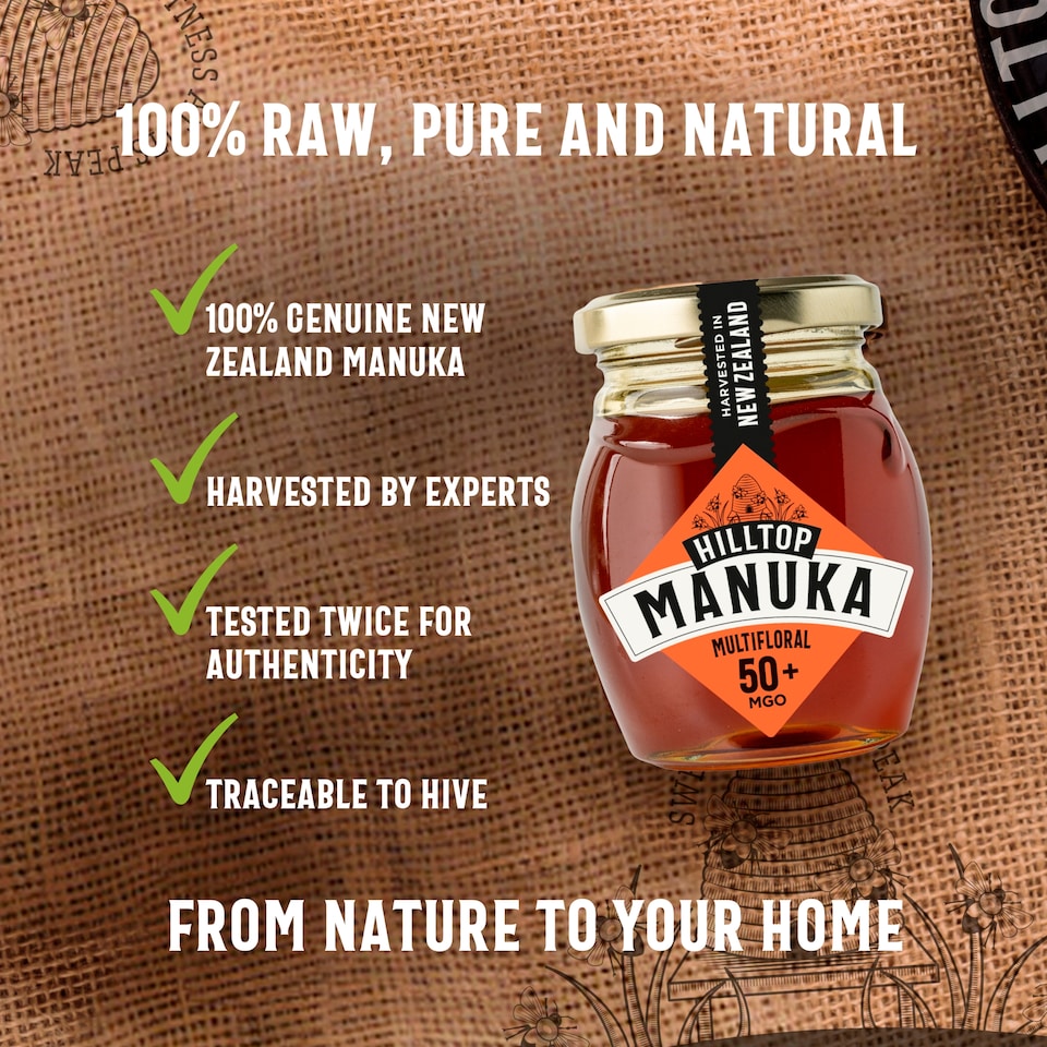 image 1 of Hilltop Manuka Honey Mgo 50 225G